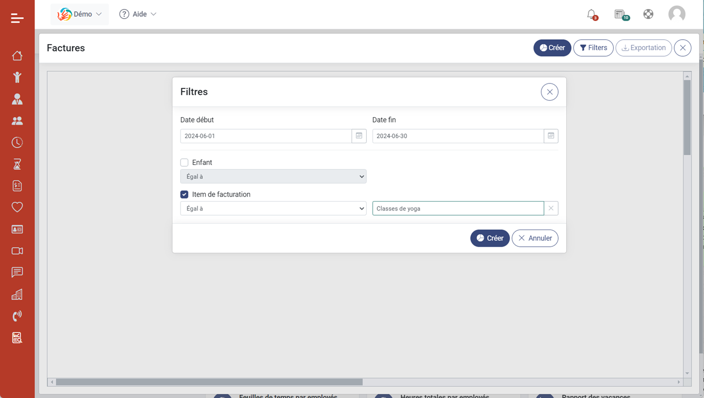MaGarderie Plus: Facturation des programmes spéciaux MaGarderie Plus: Facturation des programmes spéciaux