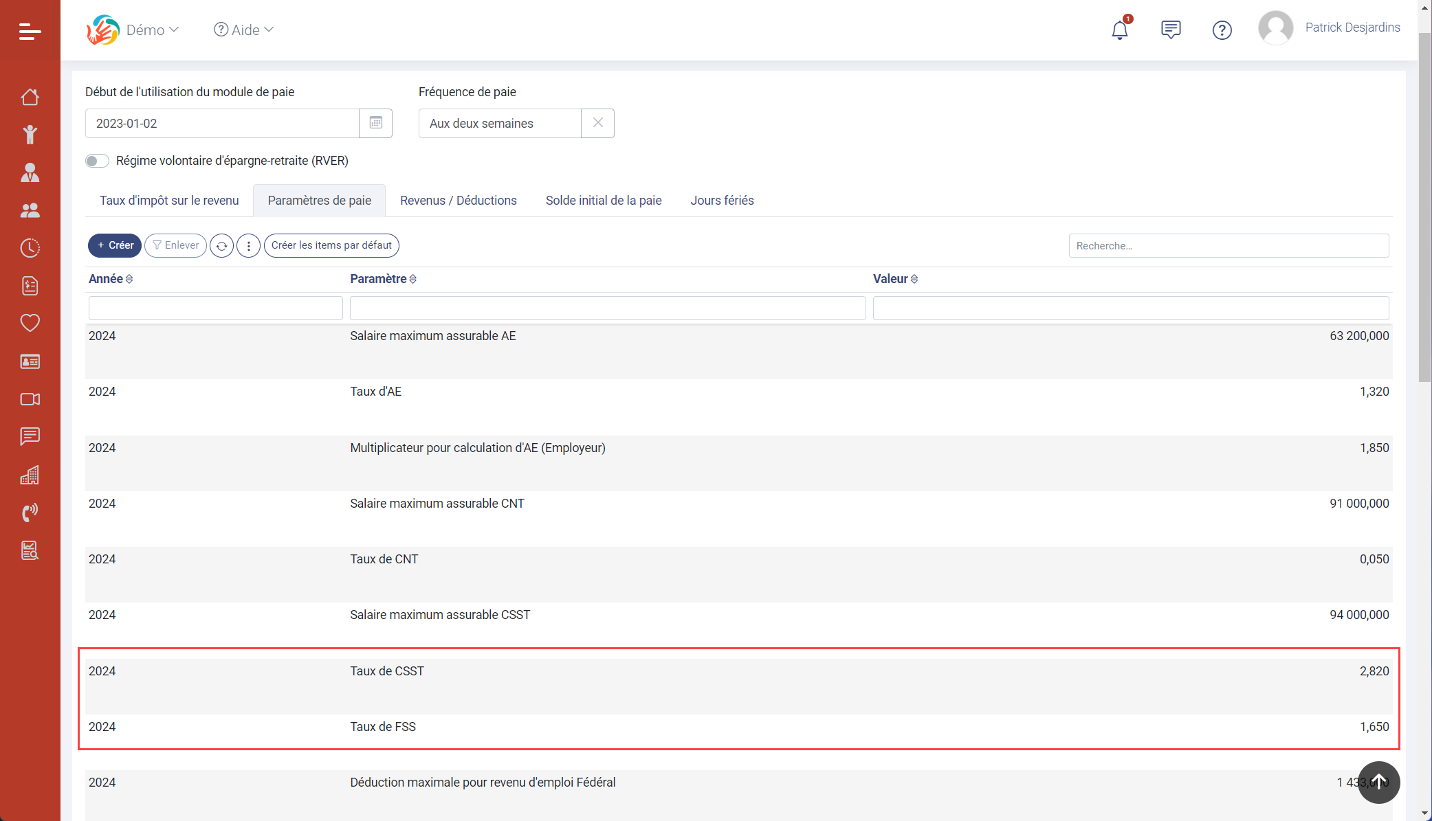 MaGarderie Plus: Module de paie