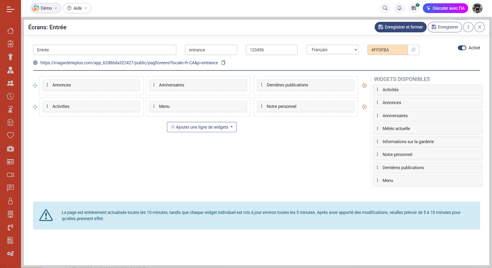 Écrans externes Écrans externes