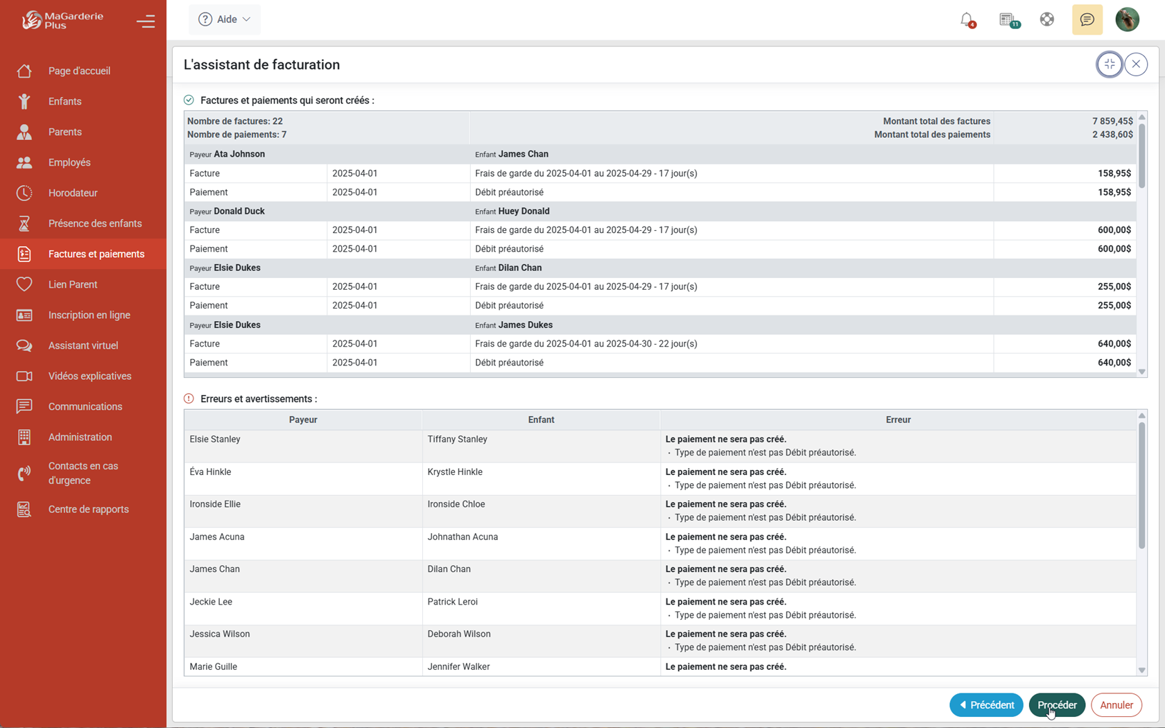 Les dernières améliorations du module de facturation Les dernières améliorations du module de facturation