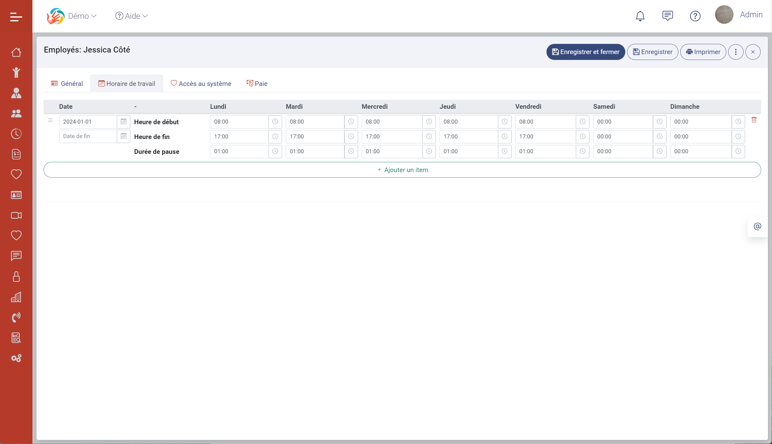 Feuilles de temps des employés dans MaGarderie Plus Feuilles de temps des employés dans MaGarderie Plus