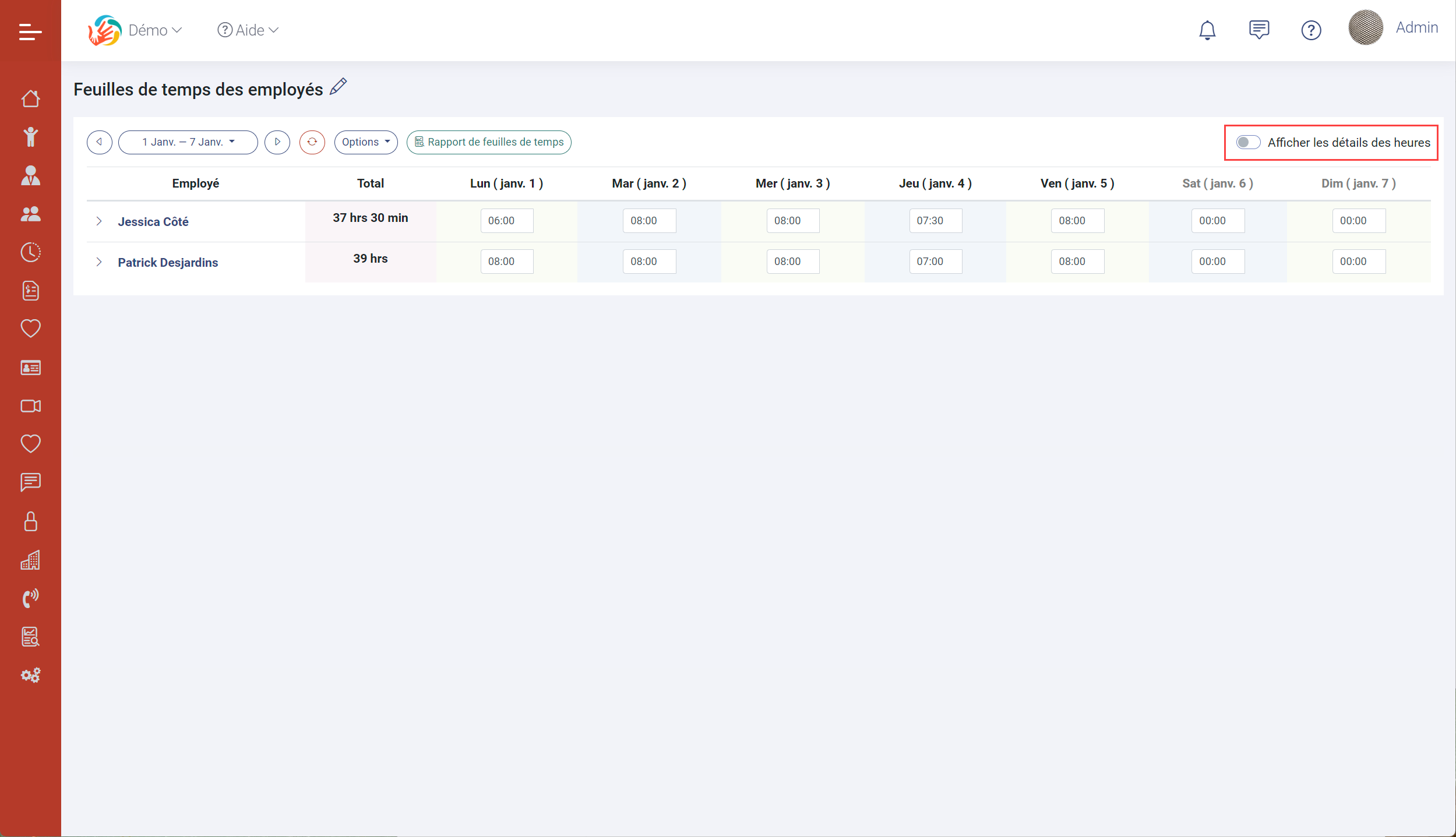 Feuilles de temps des employés dans MaGarderie Plus Feuilles de temps des employés dans MaGarderie Plus