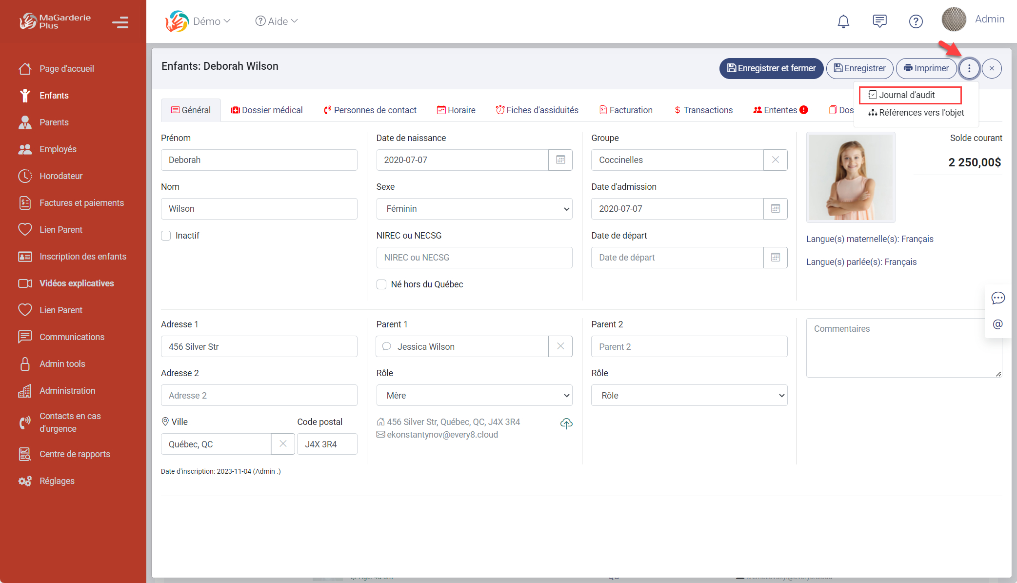 MaGarderie Plus: questions fréquentes MaGarderie Plus: questions fréquentes